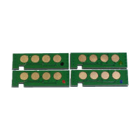 4x Refill Toner + Reset Chips für Samsung CLT-406S...