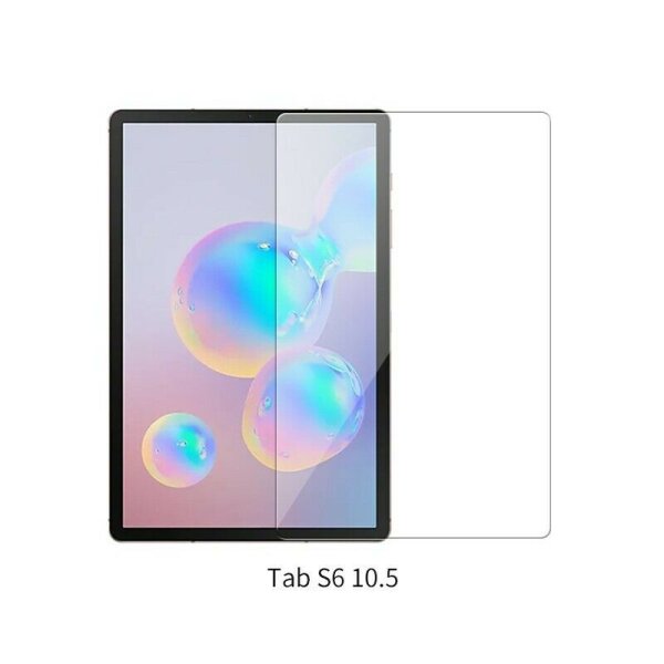 1x Hartglas Echt Glas Folie für Samsung Galaxy Tab S6 10.5 Zoll Klar T860 T865