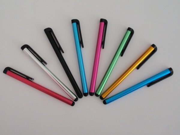 5 x Touch Pen für Kapazitive Displays, IPAD, IPHONE, TABLET PC, Alu/Kunststoff